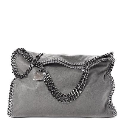 Stella McCartney Shaggy Deer Falabella Fold Over Tote Grey 1 of 10