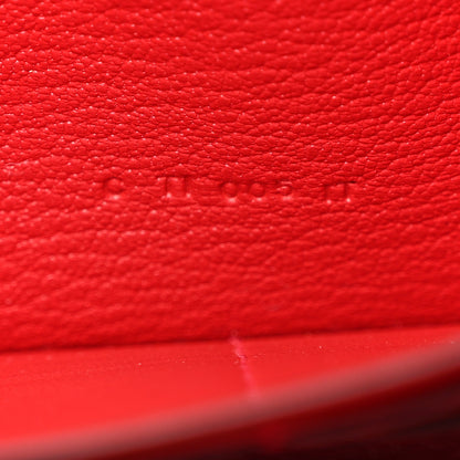 Hermes Chevre Mysore Kelly Longue Wallet Rouge Casaque 7 of 10
