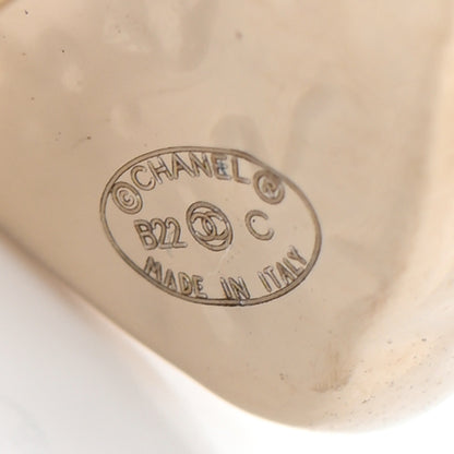 Chanel CC Heart Earrings Gold 4 of 4