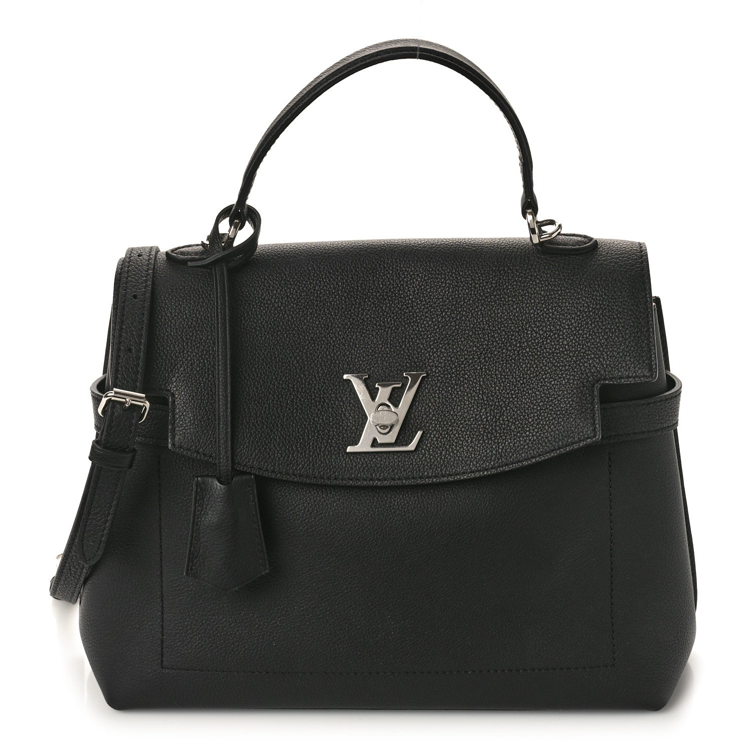 Louis Vuitton LOUIS VUITTON Calfskin Lockme Ever Black 1 of 12