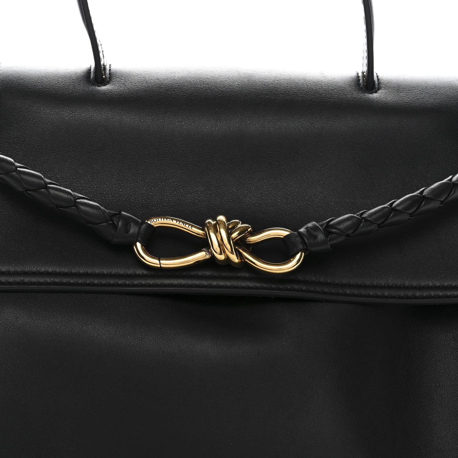 Bottega Veneta Silky Calfskin Medium Ciao Ciao Black 9 of 11