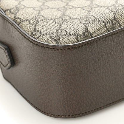 Gucci GG Supreme Monogram Web Neo Vintage Shoulder Bag Beige New Acero Crop 9 of 10
