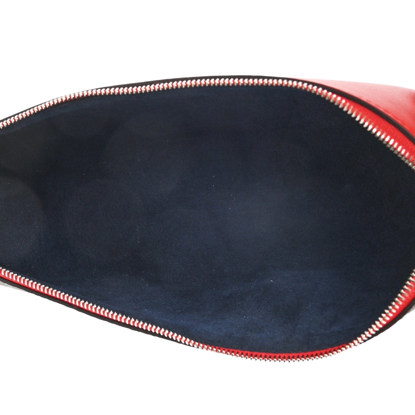 Monogram Elizabeth Pencil Pouch Red