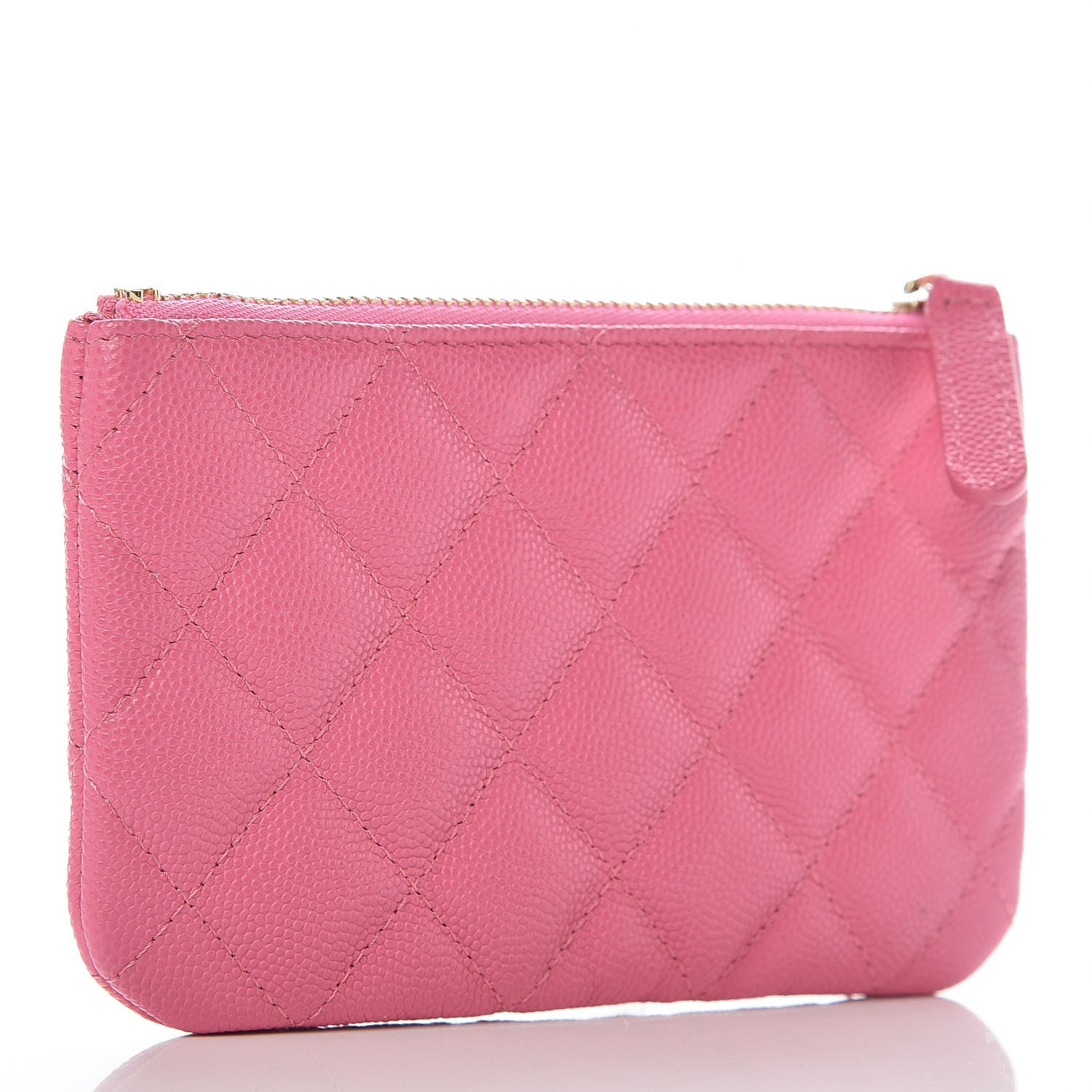 Chanel Caviar Quilted Small Cosmetic Case Pink 3 of 8