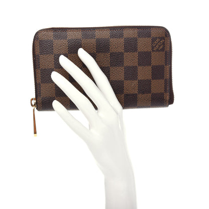 Louis Vuitton Damier Ebene Zippy Compact Wallet 2 of 8