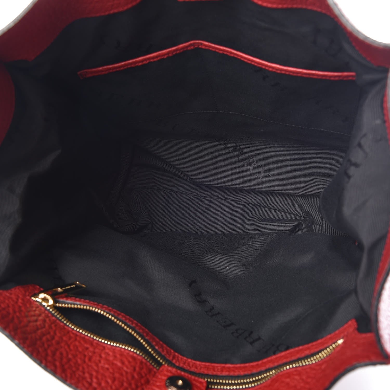 Burberry Heritage Grain Medium Woodbury Tote Military Red 5 of 12
