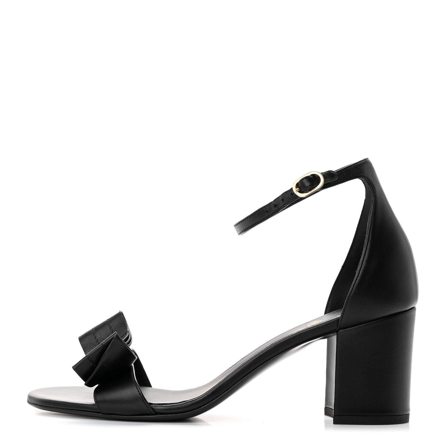 Chanel Lambskin CC Bow Sandals 41 Black 1 of 14