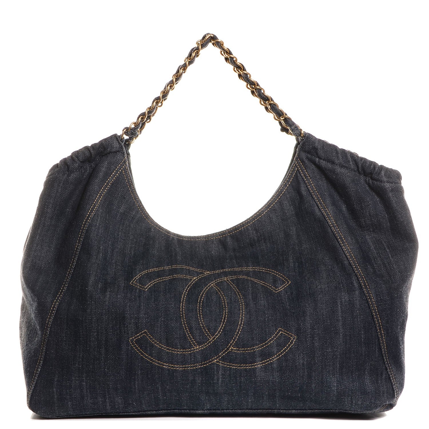 Chanel Denim Coco Cabas Tote 1 of 7