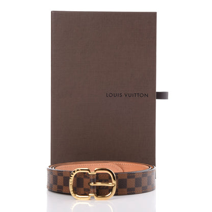 Louis Vuitton Damier Ebene Mini 25mm Belt 85 34 8 of 8