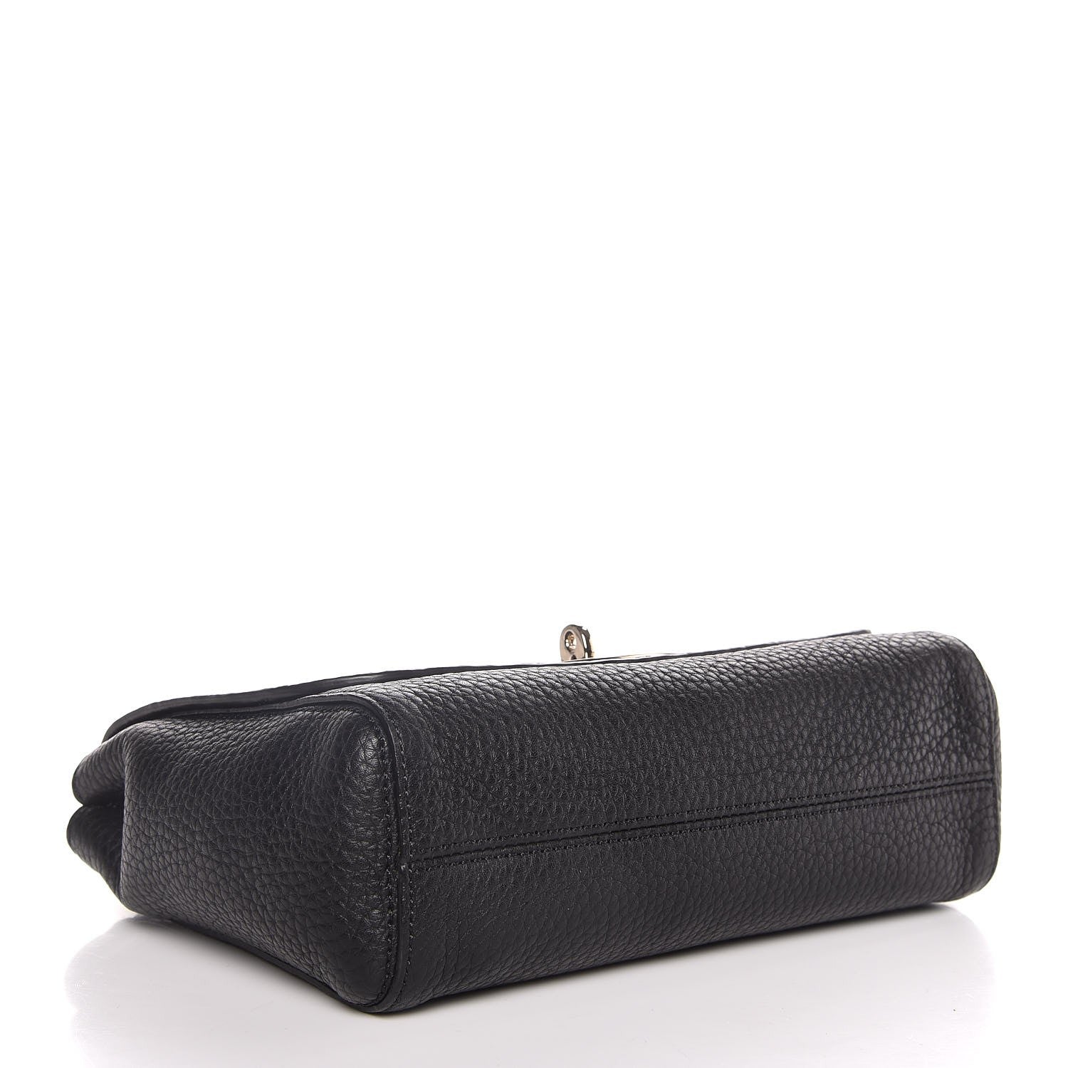 Mulberry Glossy Goatskin Small Lily Flap Black 4 of 8