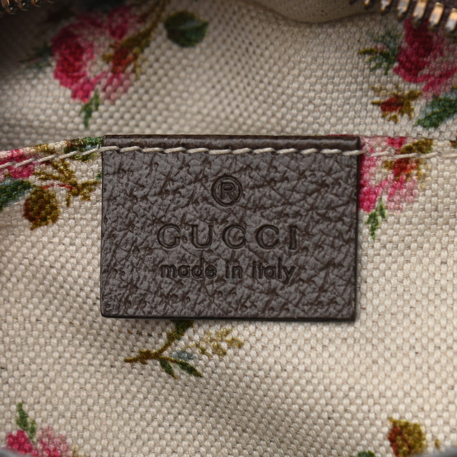 Gucci GG Supreme Monogram Web Neo Vintage Shoulder Bag Beige New Acero Crop 6 of 11
