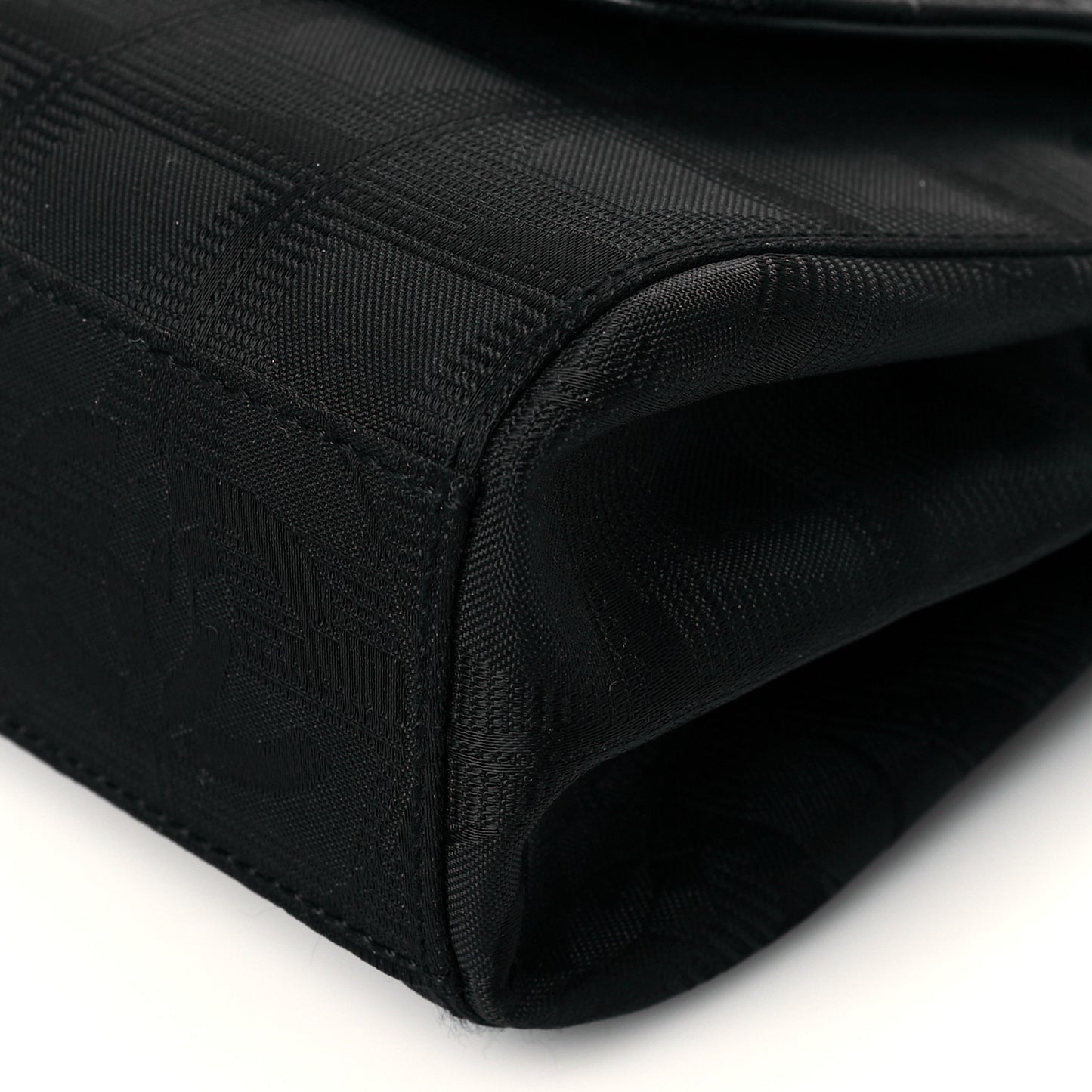 Nylon Mini Travel Accordion Flap Black