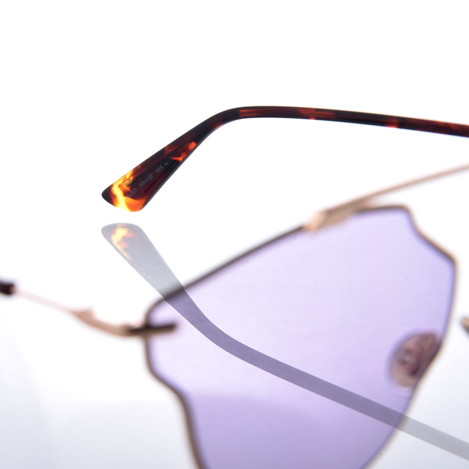 Christian Dior So Real Pop Sunglasses Rose Gold Purple 5 of 8