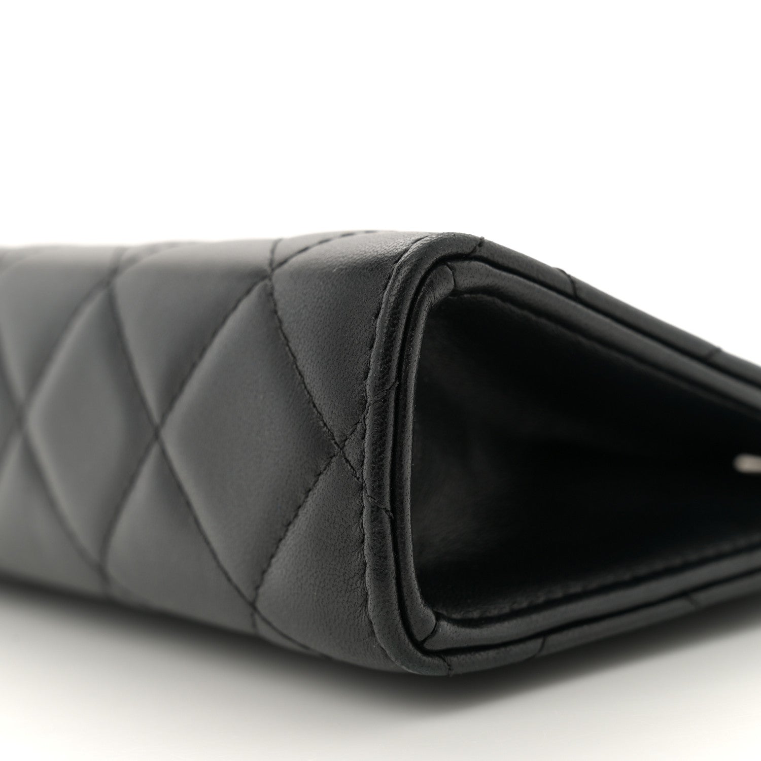 Chanel Lambskin Quilted Evening By The Sea Clutch Black 10 of 10