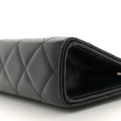 Chanel Lambskin Quilted Evening By The Sea Clutch Black 10 of 10