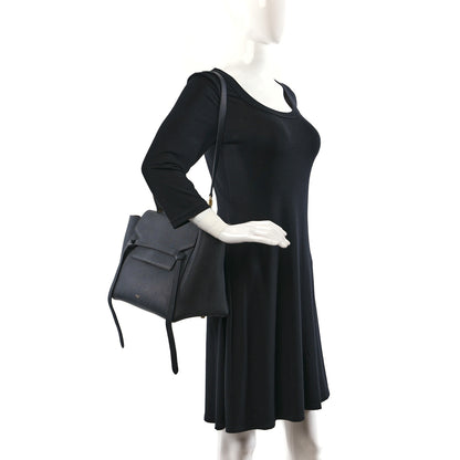 Celine Grained Calfskin Mini Belt Bag Black 2 of 8