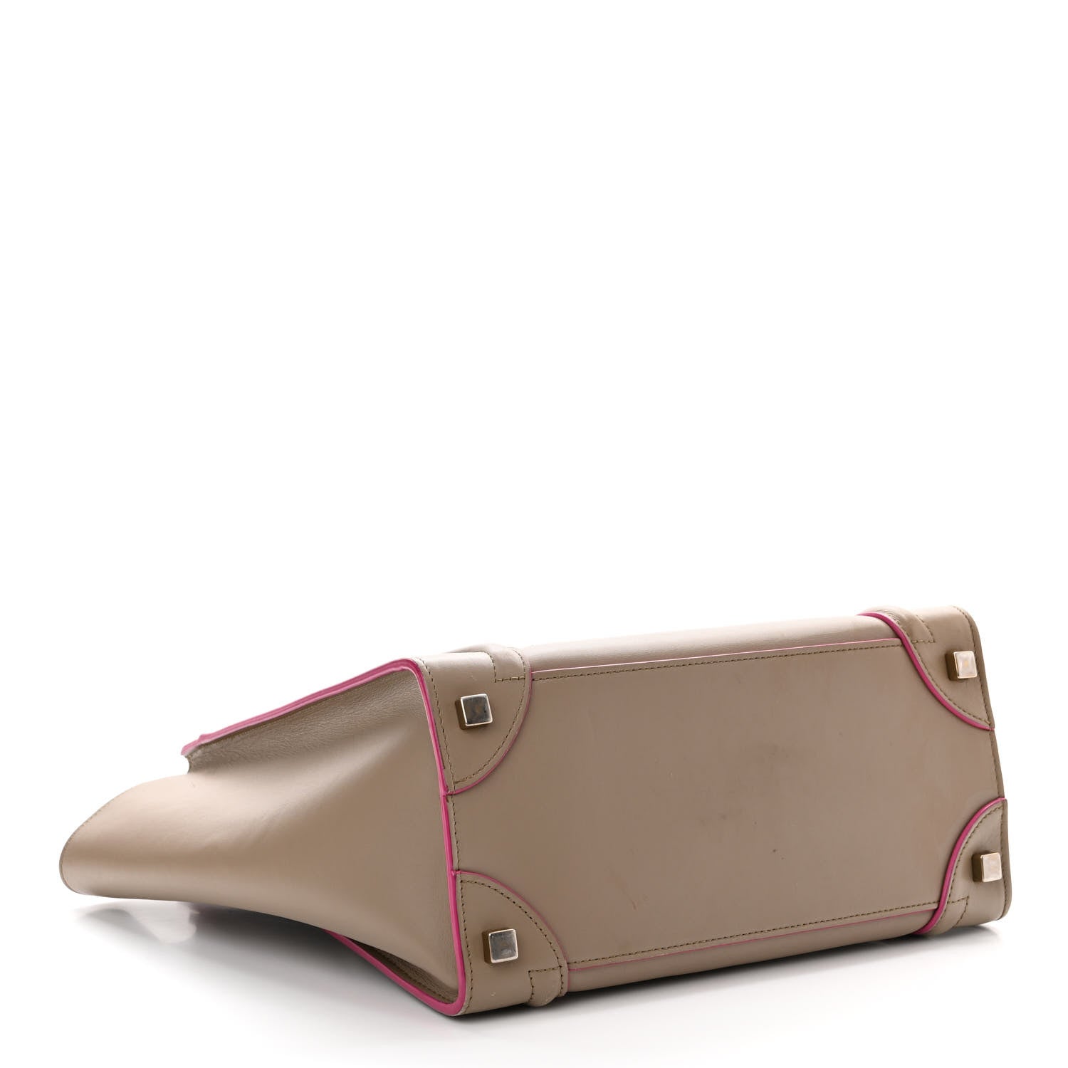 Celine Palmelato Calfskin Micro Luggage Beige 4 of 20