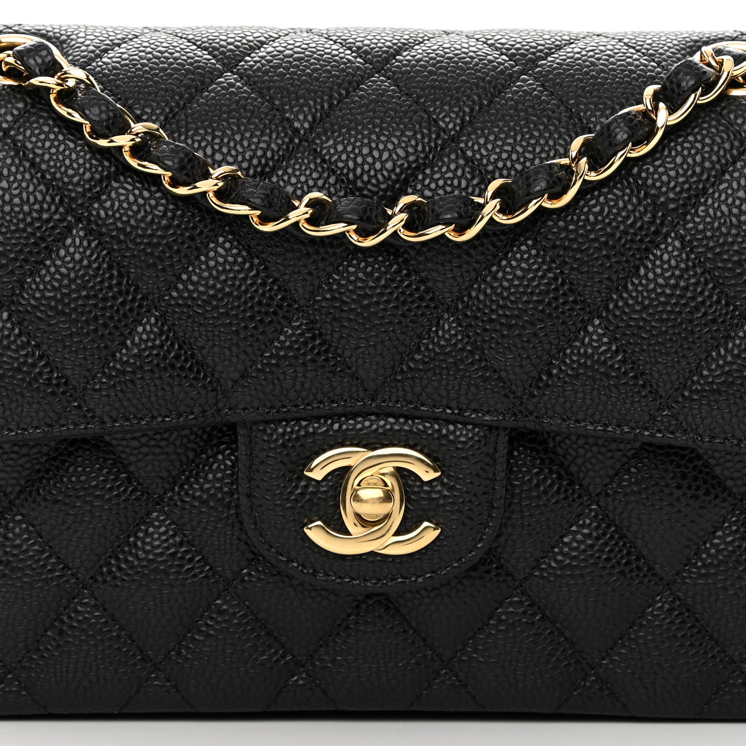 Chanel Caviar Quilted Small Double Flap Black 8 of 17