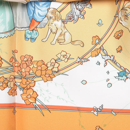 Hermes Silk Les Petits Princes Scarf 90 6 of 7