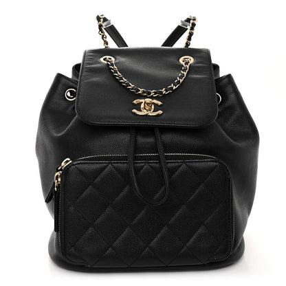 Chanel Caviar Quilted Business Affinity Backpack Black 1 of 10