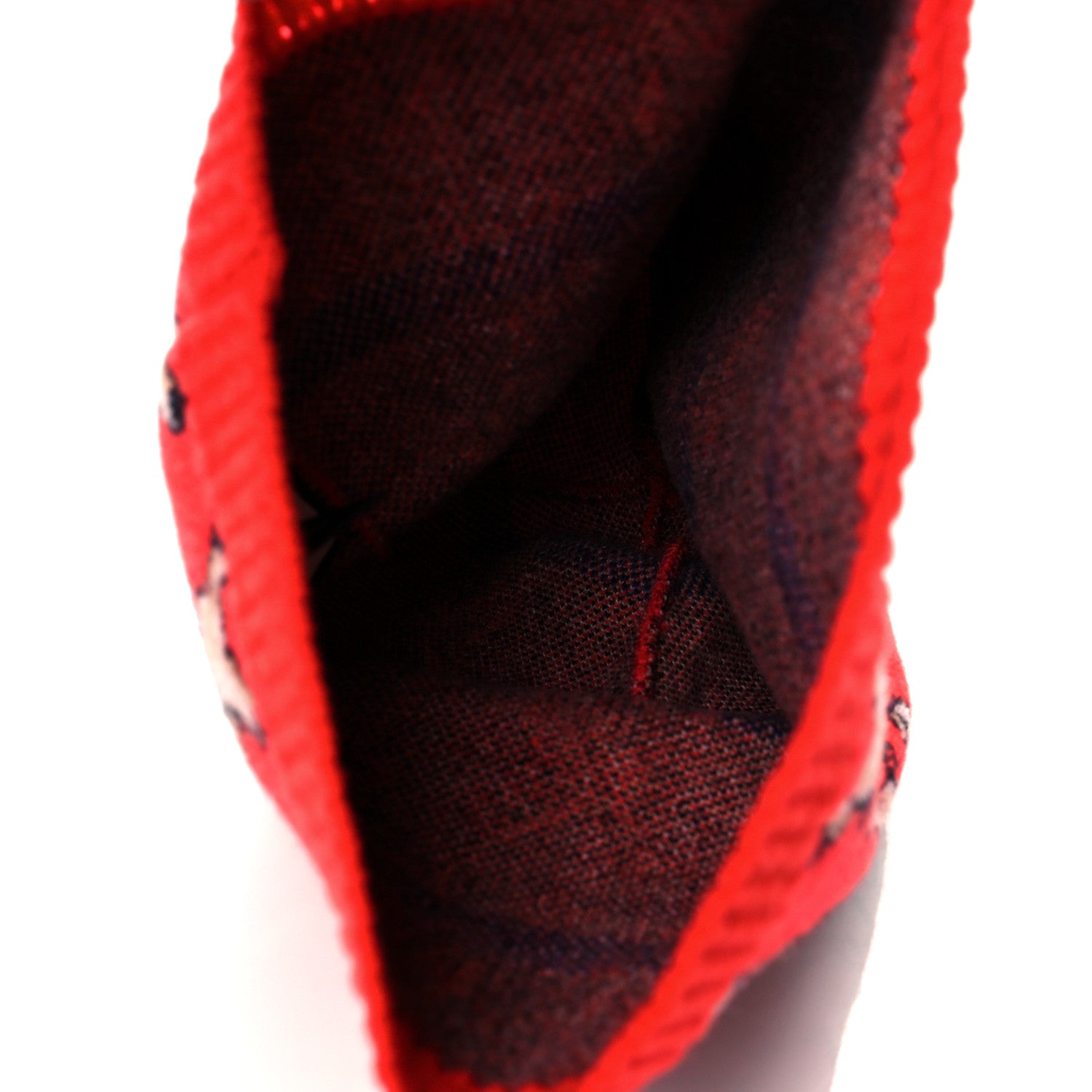 Gucci Wool Pig Print Beanie Hat M Red Multicolor 3 of 5