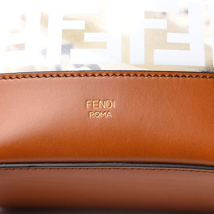 Fendi TPU FF Vitello Aura F is Fendi Grande Mon Tresor Bucket Bag White Cuoio 9 of 11