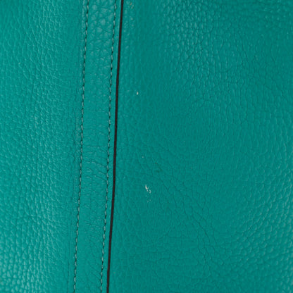 Hermes Taurillon Clemence Picotin Lock 18 PM Bleu Paon 5 of 5