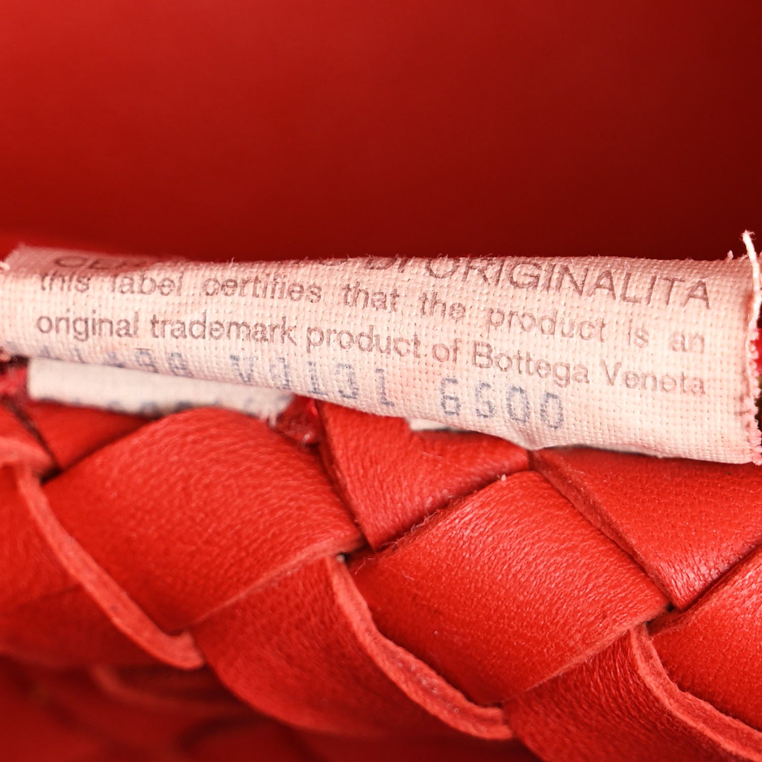 Bottega Veneta Nappa Intrecciato Mini Cabat  Red 9 of 14