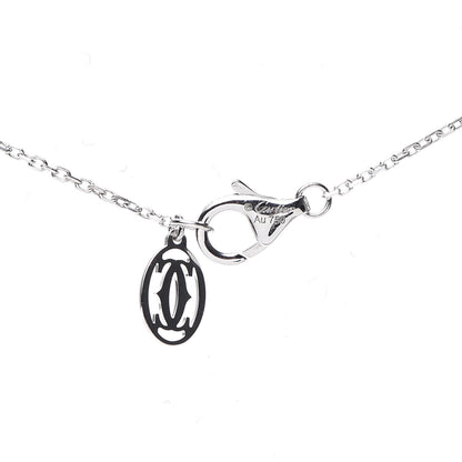 Cartier 18K White Gold Diamond XS D'Amour Pendant Necklace 5 of 7