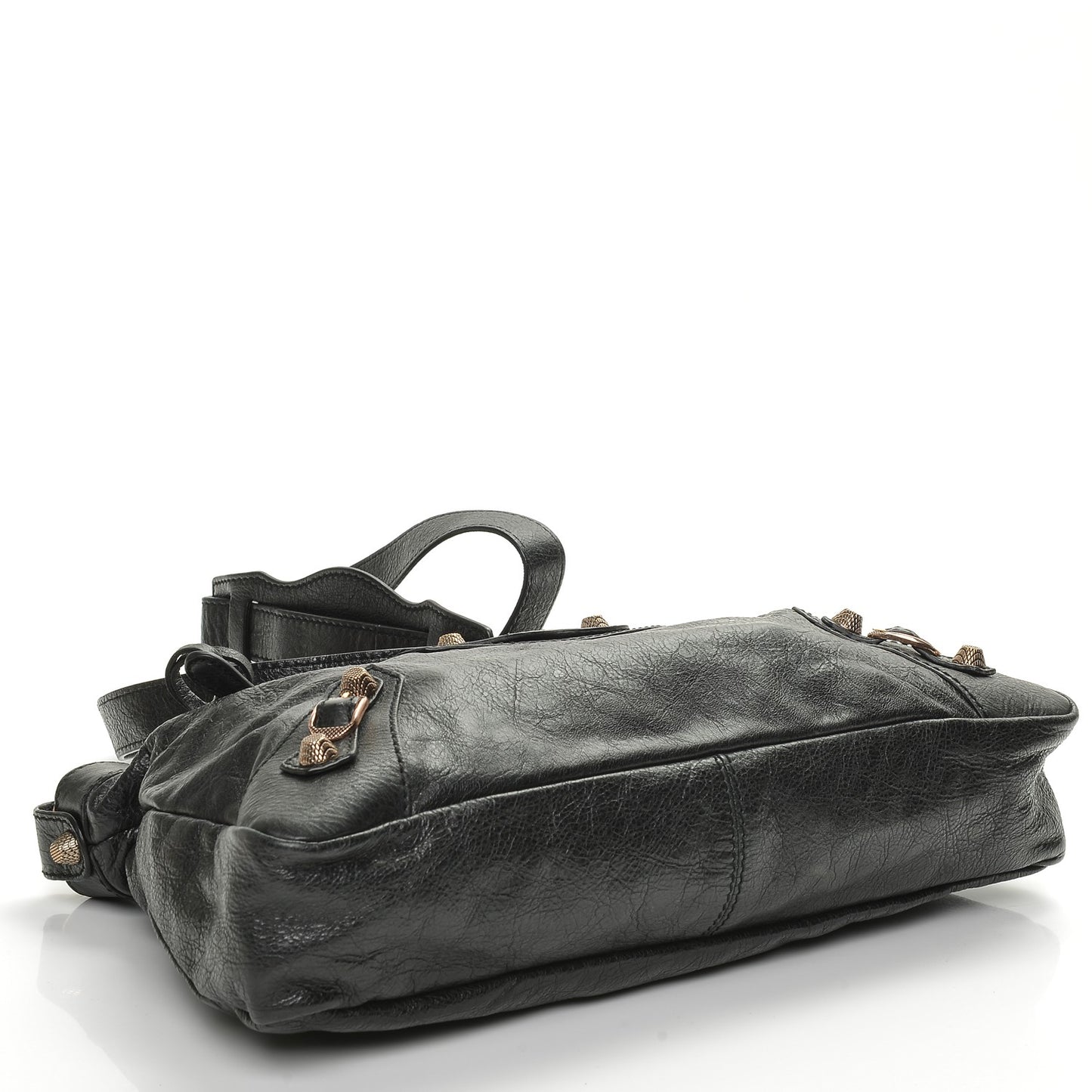 Agneau Giant 12 Rose Gold Hardware Town Black