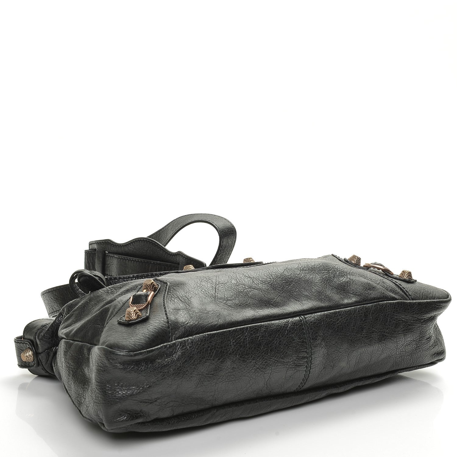 Balenciaga Agneau Giant 12 Rose Gold Hardware Town Black 4 of 6
