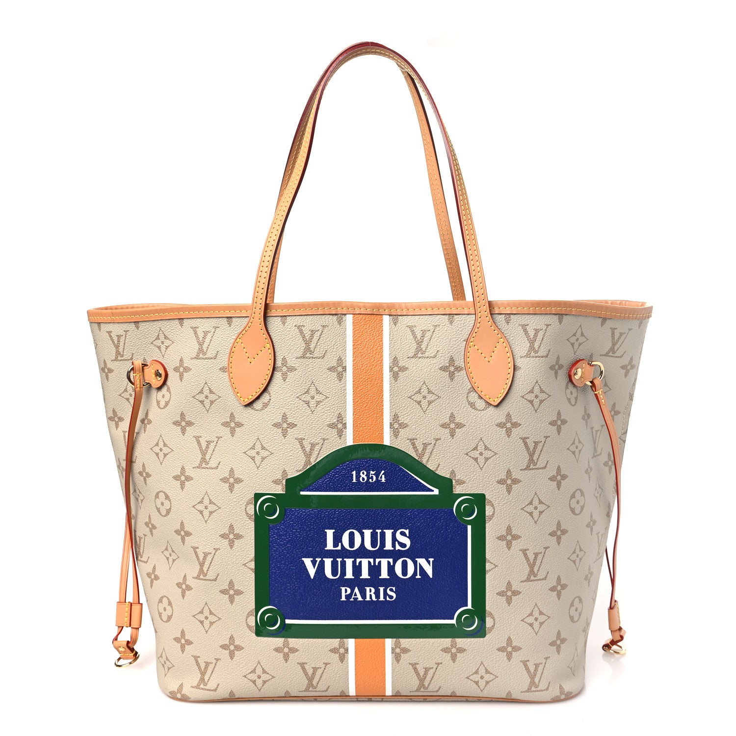 Louis Vuitton Monopaname Neverfull MM Beige Ocher 1 of 10