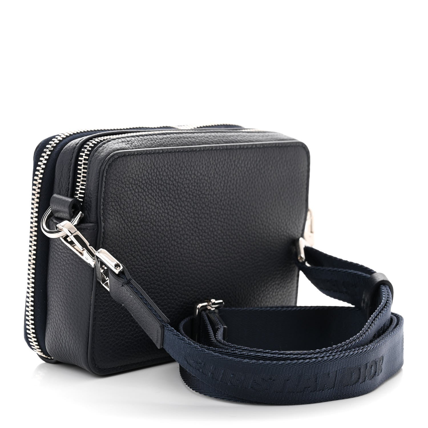 Christian Dior x AIR JORDAN Grained Calfskin Crossbody Blue 3 of 14