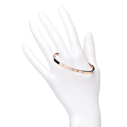 Cartier 18K Pink Gold Small LOVE Bracelet 17 2 of 6
