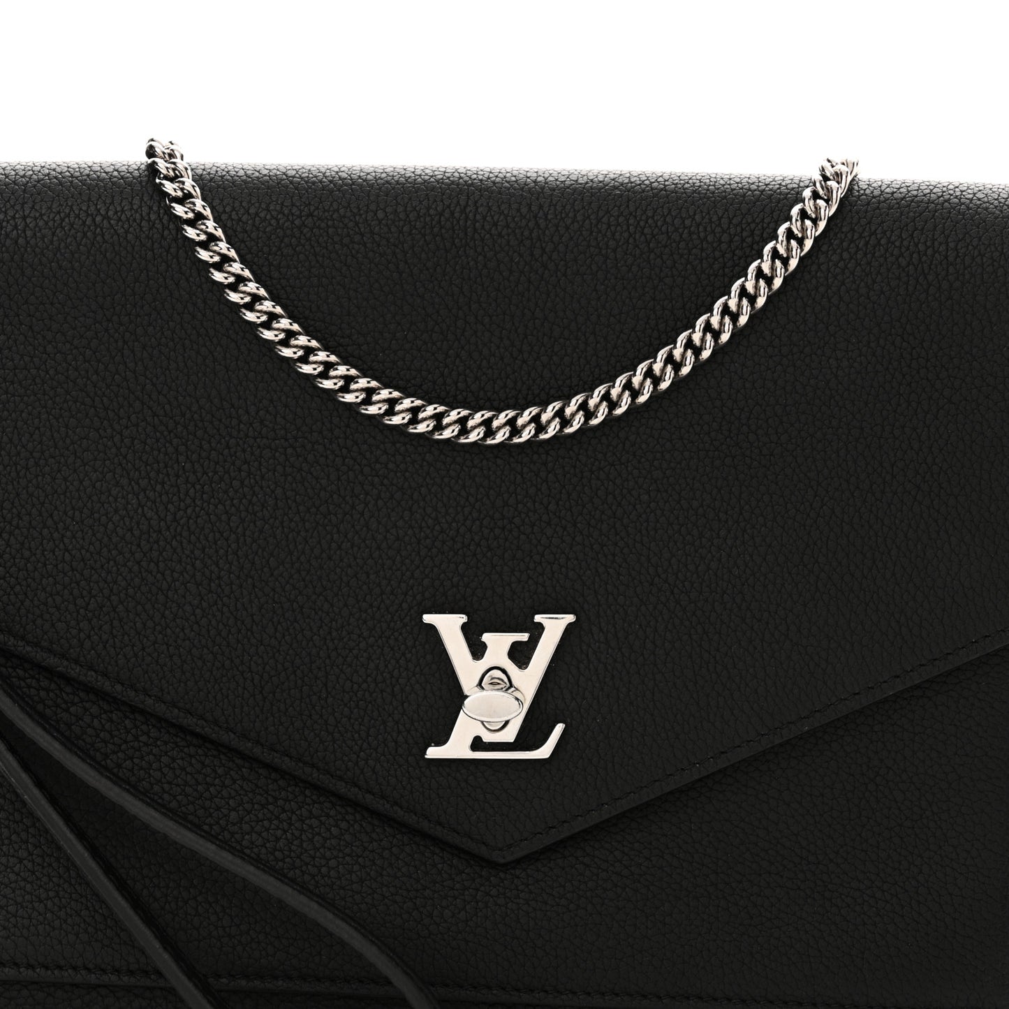 Soft Calfskin My Lockme Pochette Black