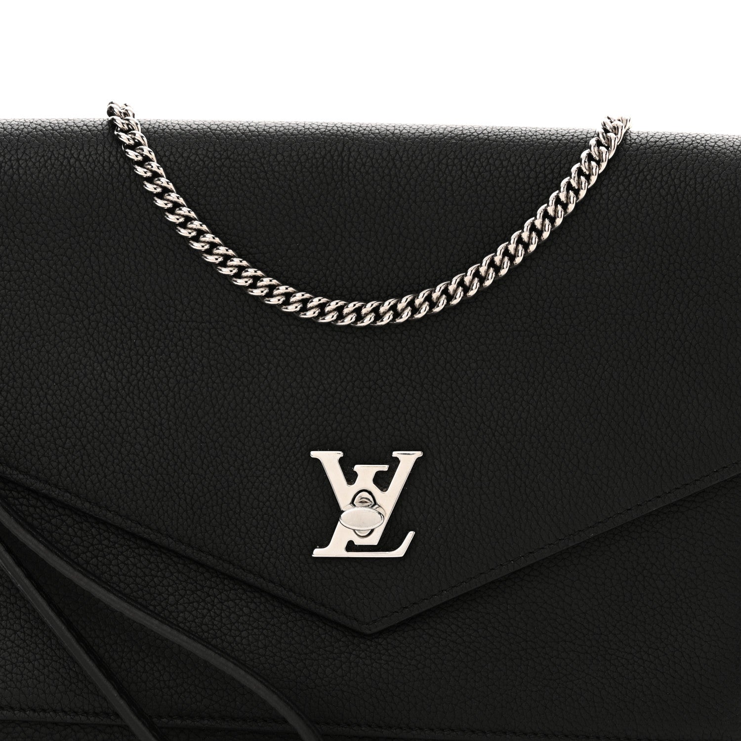 Louis Vuitton Soft Calfskin My Lockme Pochette Black 7 of 10