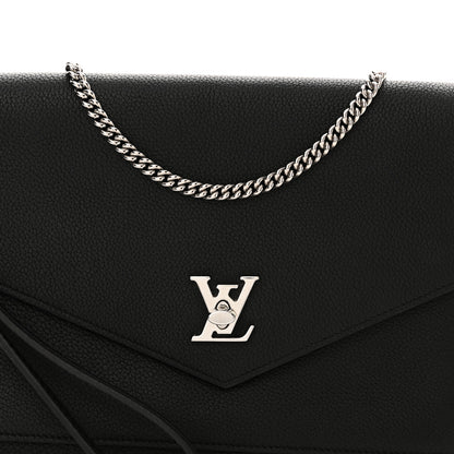 Louis Vuitton Soft Calfskin My Lockme Pochette Black 7 of 10