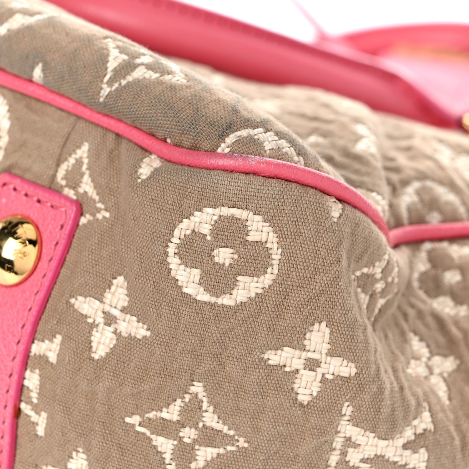 Louis Vuitton Monogram Sabbia Cabas MM Rose 11 of 25