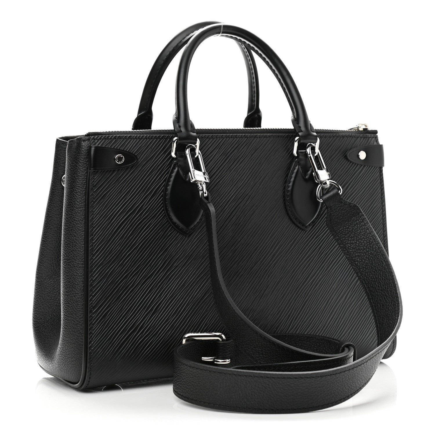 Louis Vuitton Epi Grenelle Tote PM Black 3 of 9