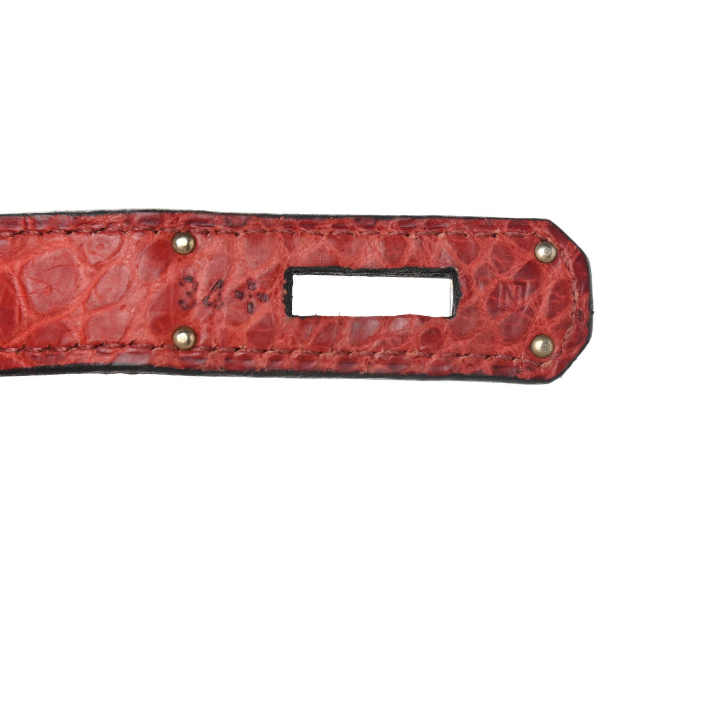 Matte Porosus Crocodile Birkin 30 Rouge H