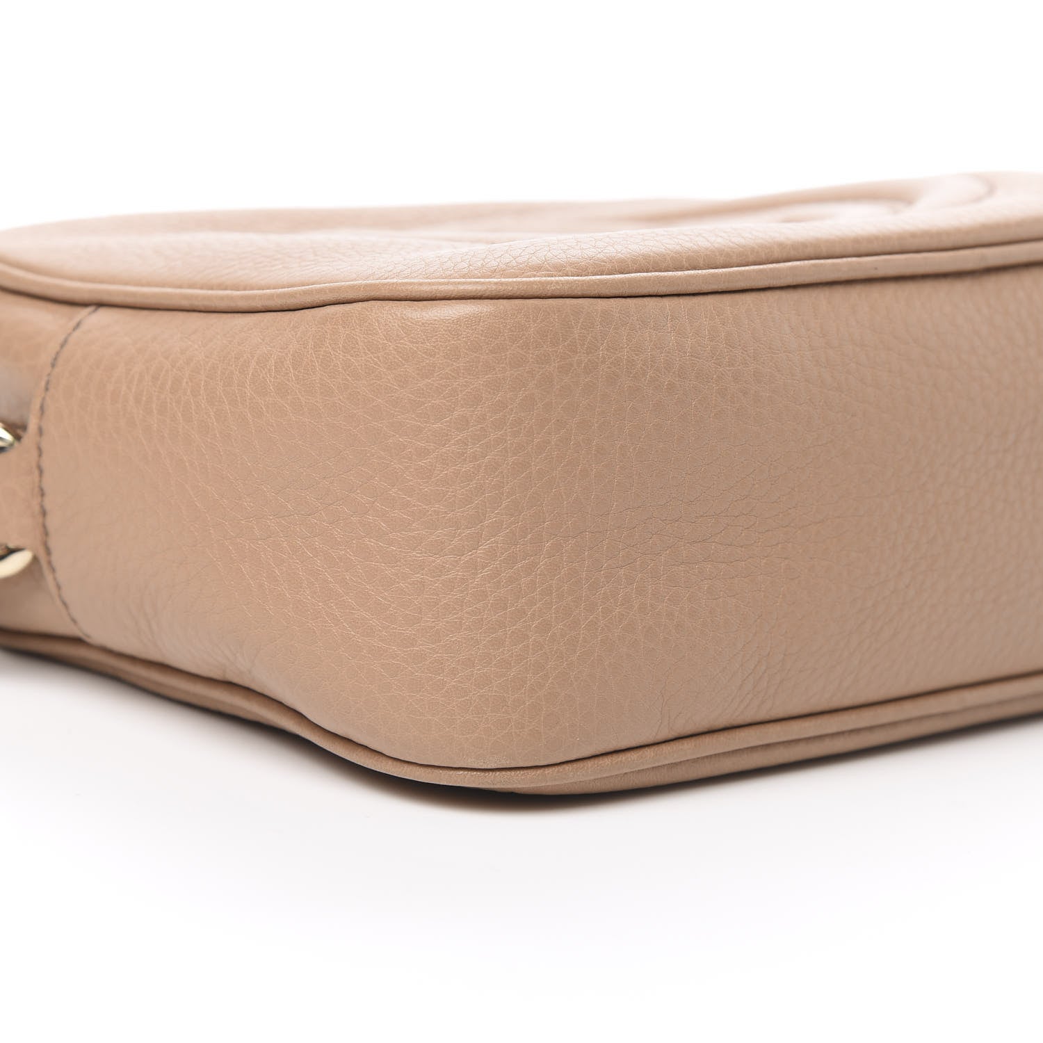 Gucci Pebbled Calfskin Small Soho Disco Bag Camelia 8 of 10