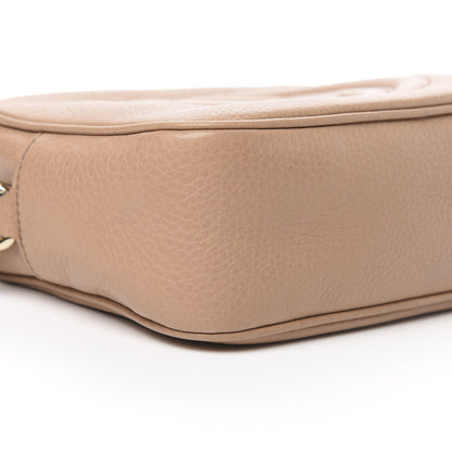 Gucci Pebbled Calfskin Small Soho Disco Bag Camelia 8 of 10