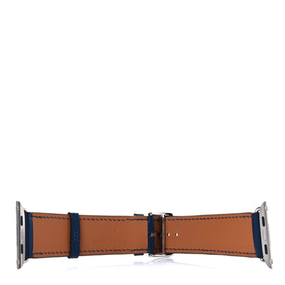 Hermes Swift 44mm Single Tour Apple Watch Strap Bleu 2 of 5