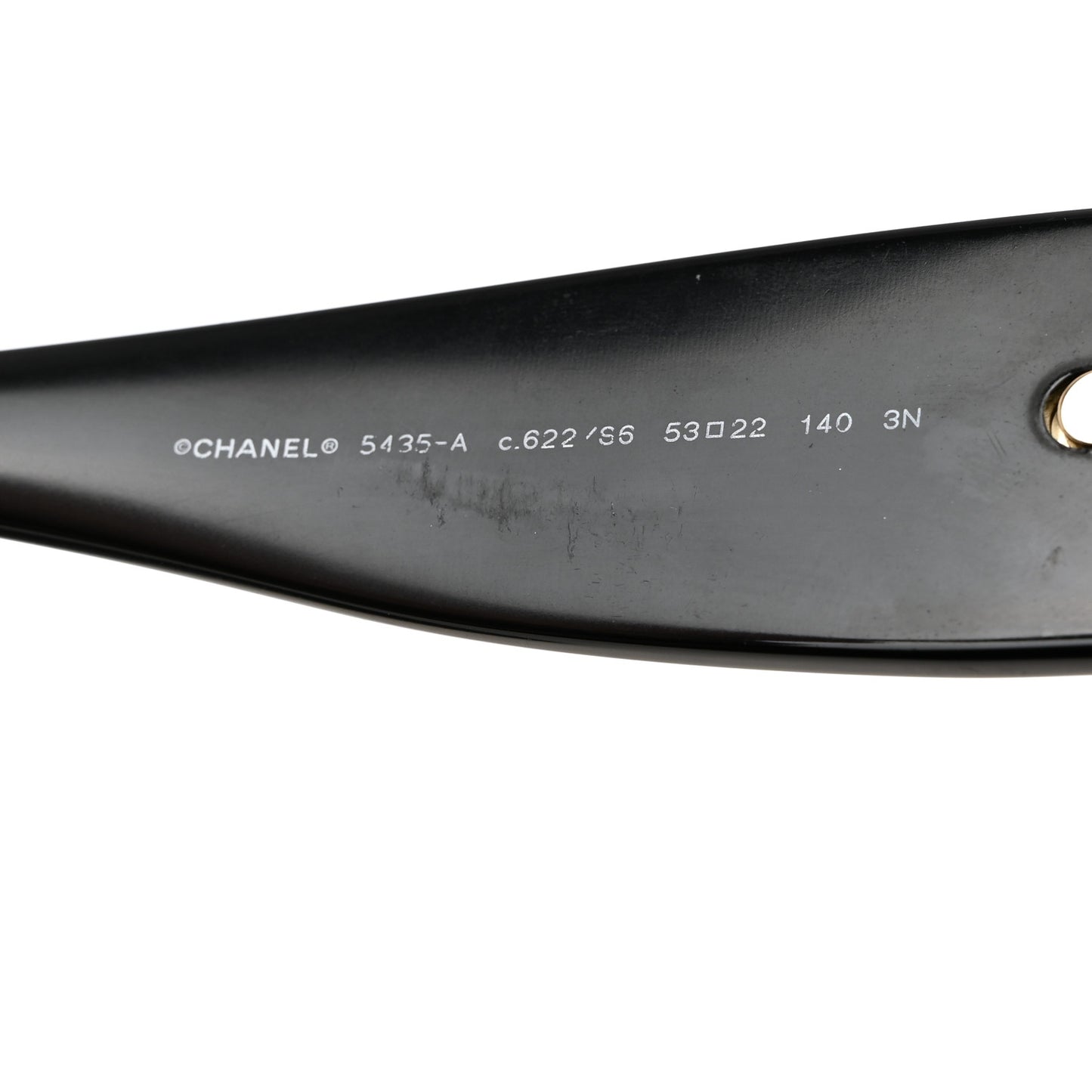 Acetate Rectangle Sunglasses 5435-A Black