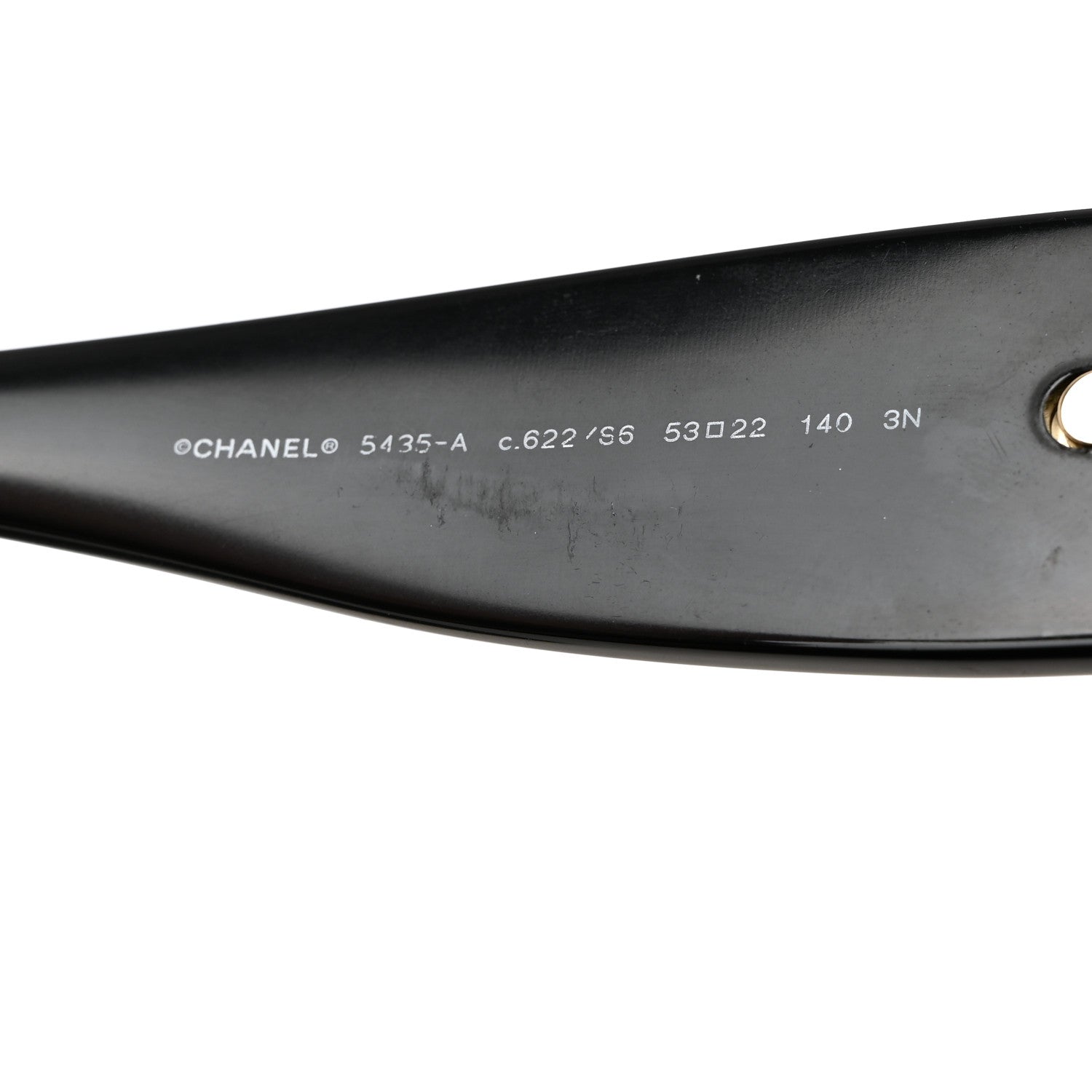 Chanel Acetate Rectangle Sunglasses 5435-A Black 6 of 8