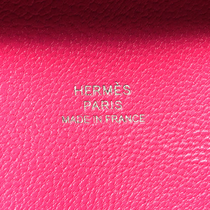 Hermes Chevre Chamkila Bastia Coin Purse Rose Pop 6 of 9