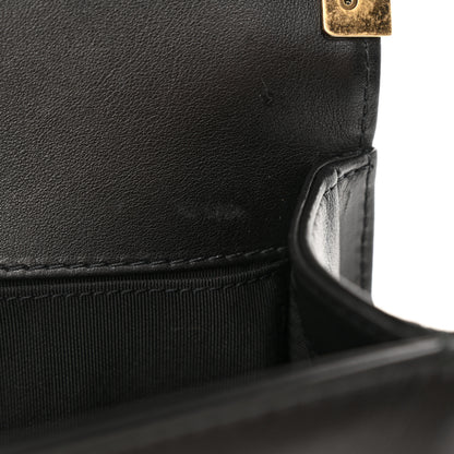 Chanel Lambskin Quilted Medium Boy Flap Black 11 of 11
