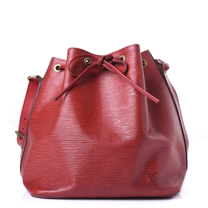 Louis Vuitton Epi Petit Noe Castillan Red 1 of 19