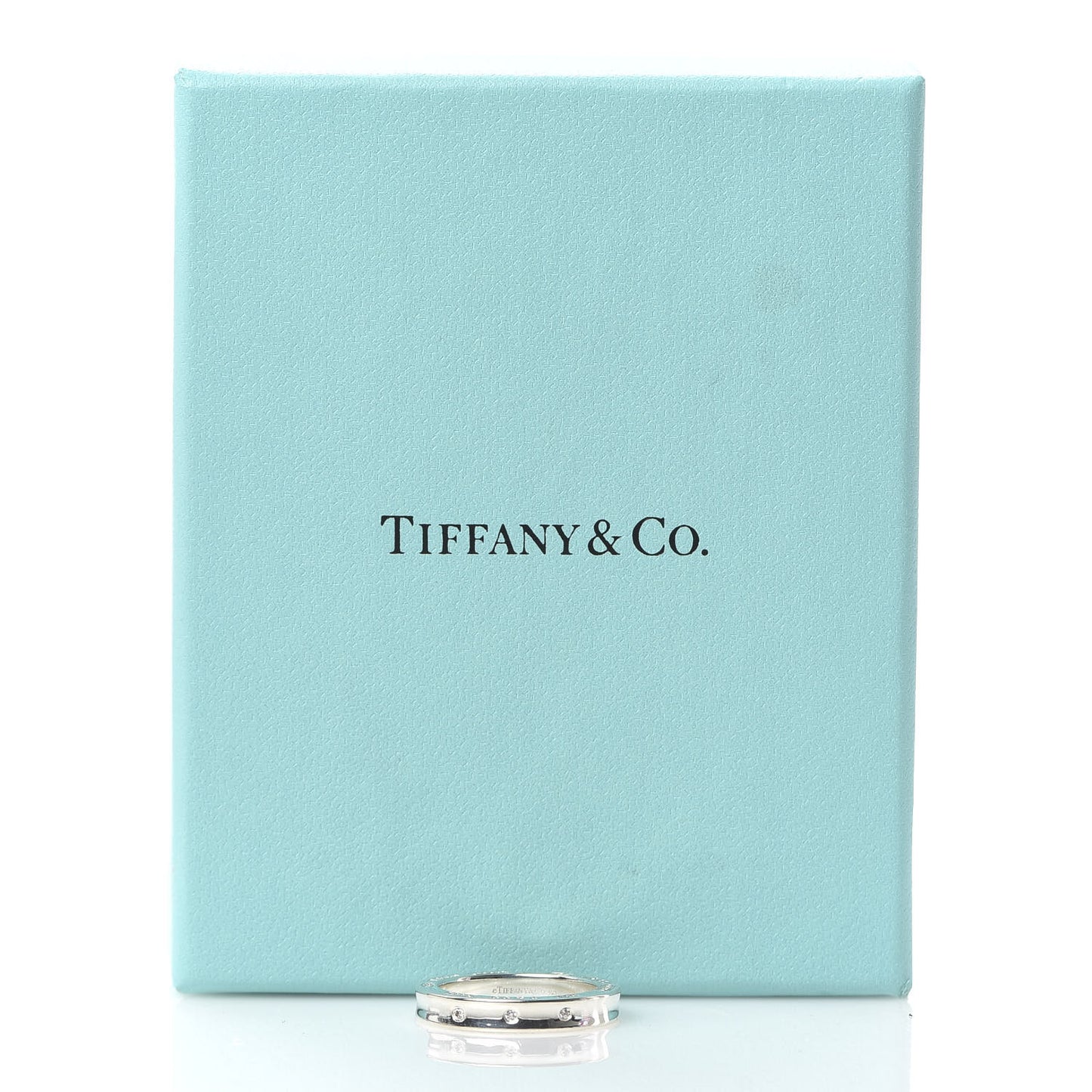 Sterling Silver 3 Diamond 1837 Ring 50 5.5