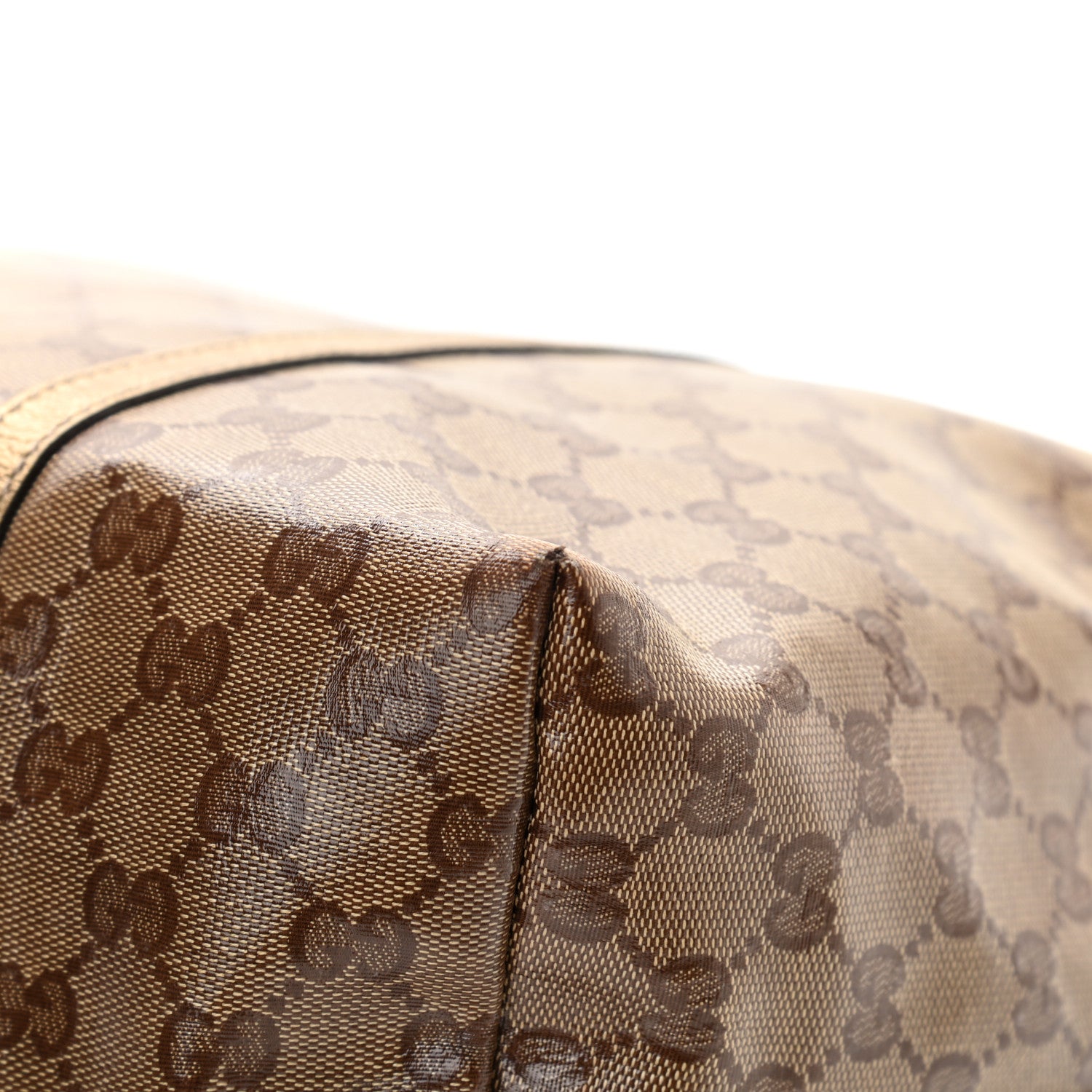 Gucci Crystal Monogram Large Joy Tote Gold 13 of 17